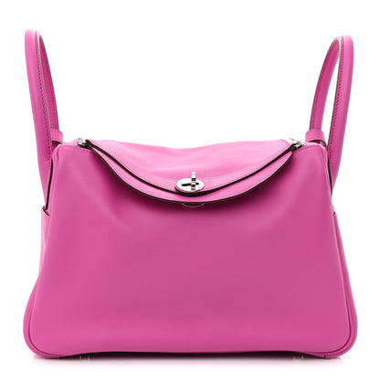 Hermes Swift Epsom Lindy 30 Tressage De Cuir Magnolia Bleu Saphir Craie 1 of 11