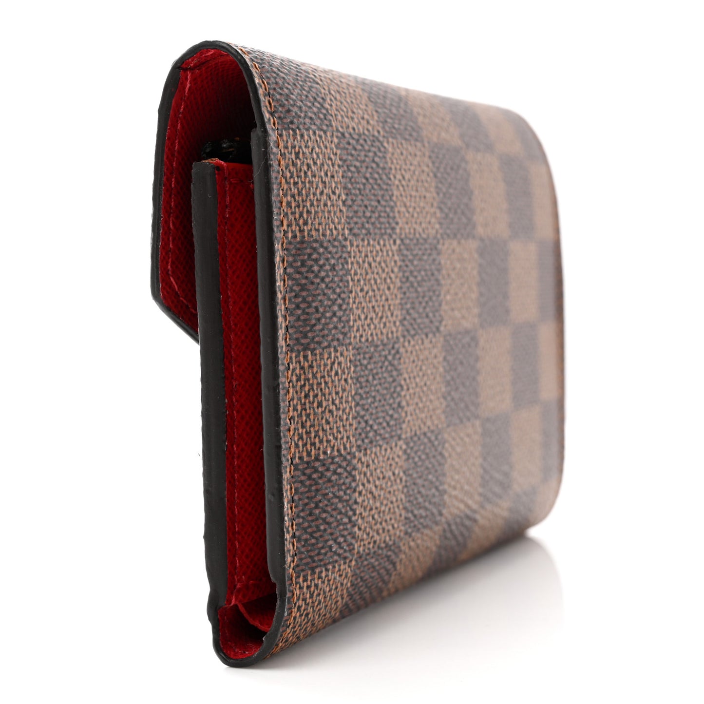 Damier Ebene Victorine Wallet Cherry
