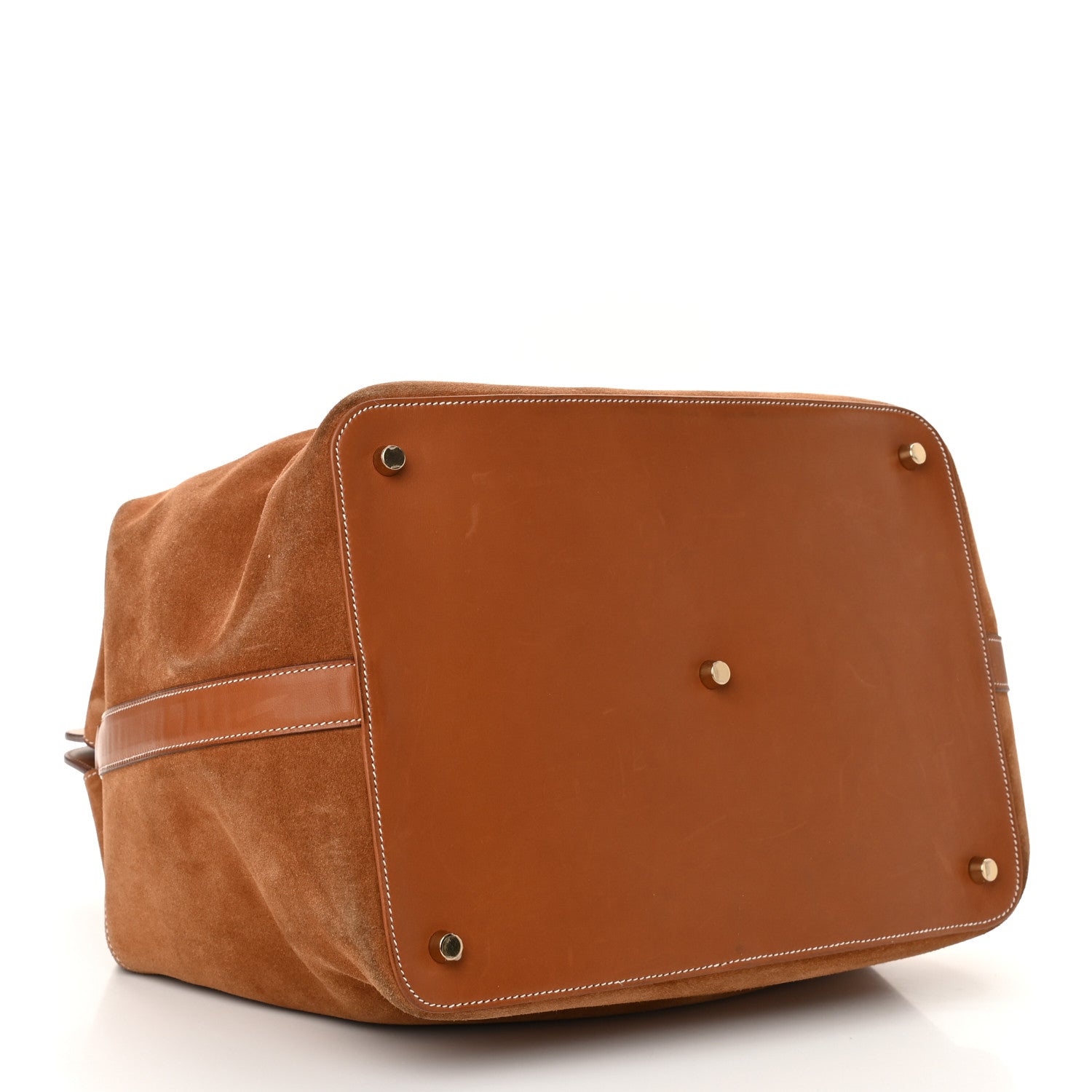 Hermes Veau Grizzly Barenia Toolbox 33 Fauve 4 of 16