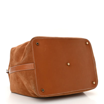 Hermes Veau Grizzly Barenia Toolbox 33 Fauve 4 of 16
