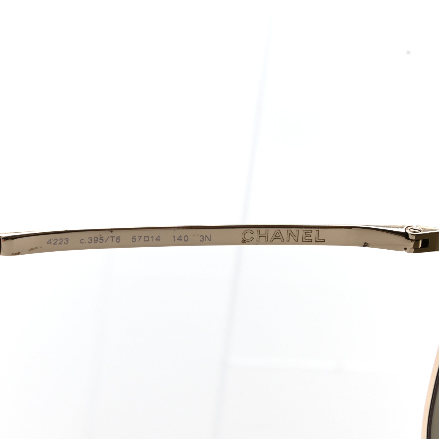 Chanel Metal Mirrored Pilot Summer Sunglasses 4223 Gold 5 of 12