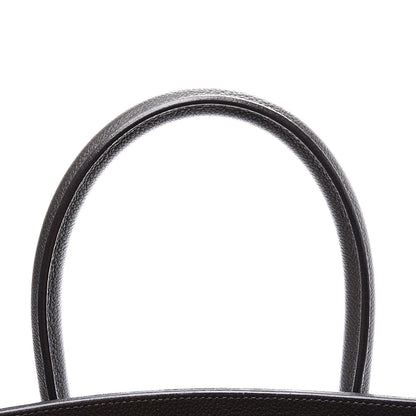 Saint Laurent Grained Calfskin Small Sac De Jour Coal 12 of 13
