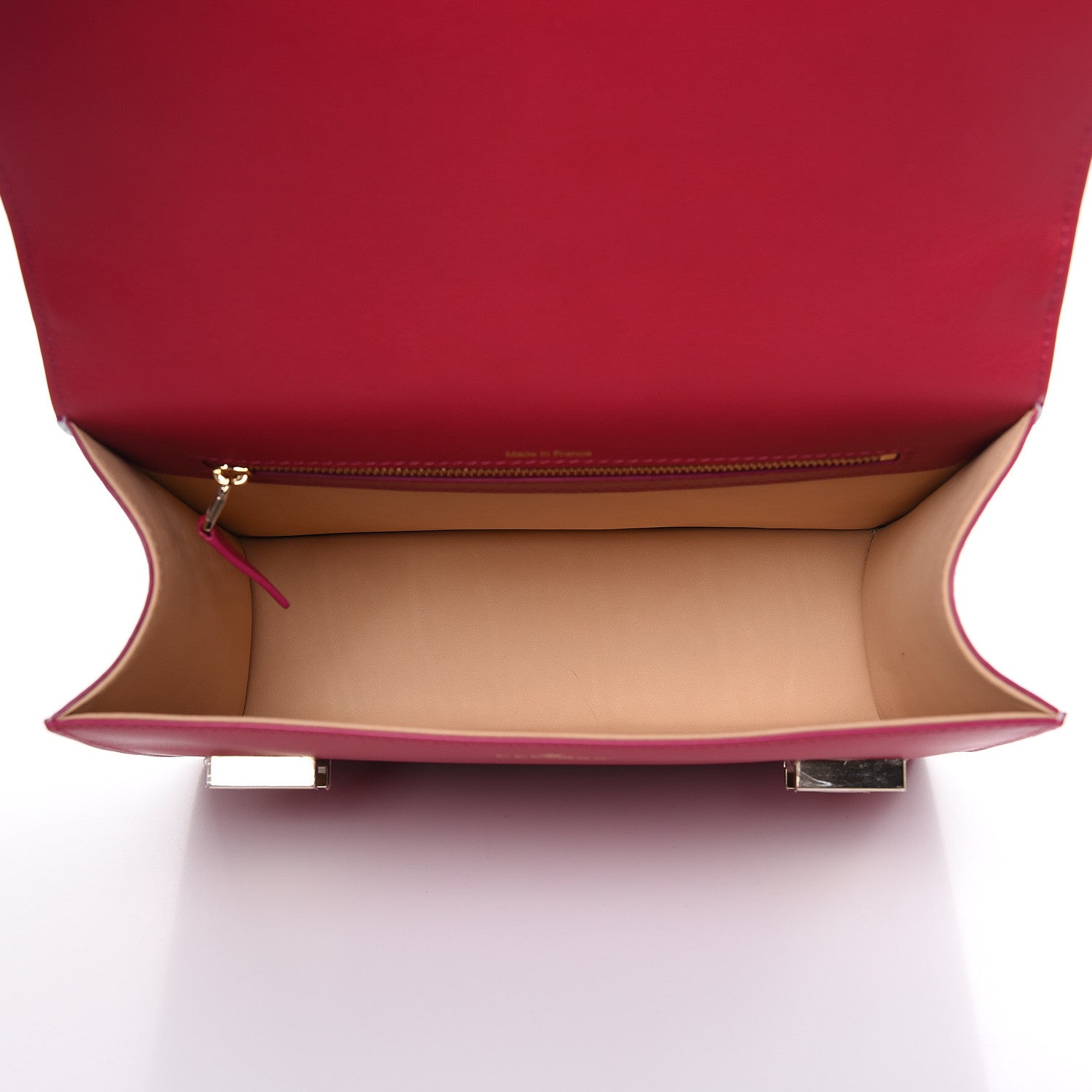 Delvaux Supple Calfskin Madame PM Chaine Bag Framboise 5 of 11