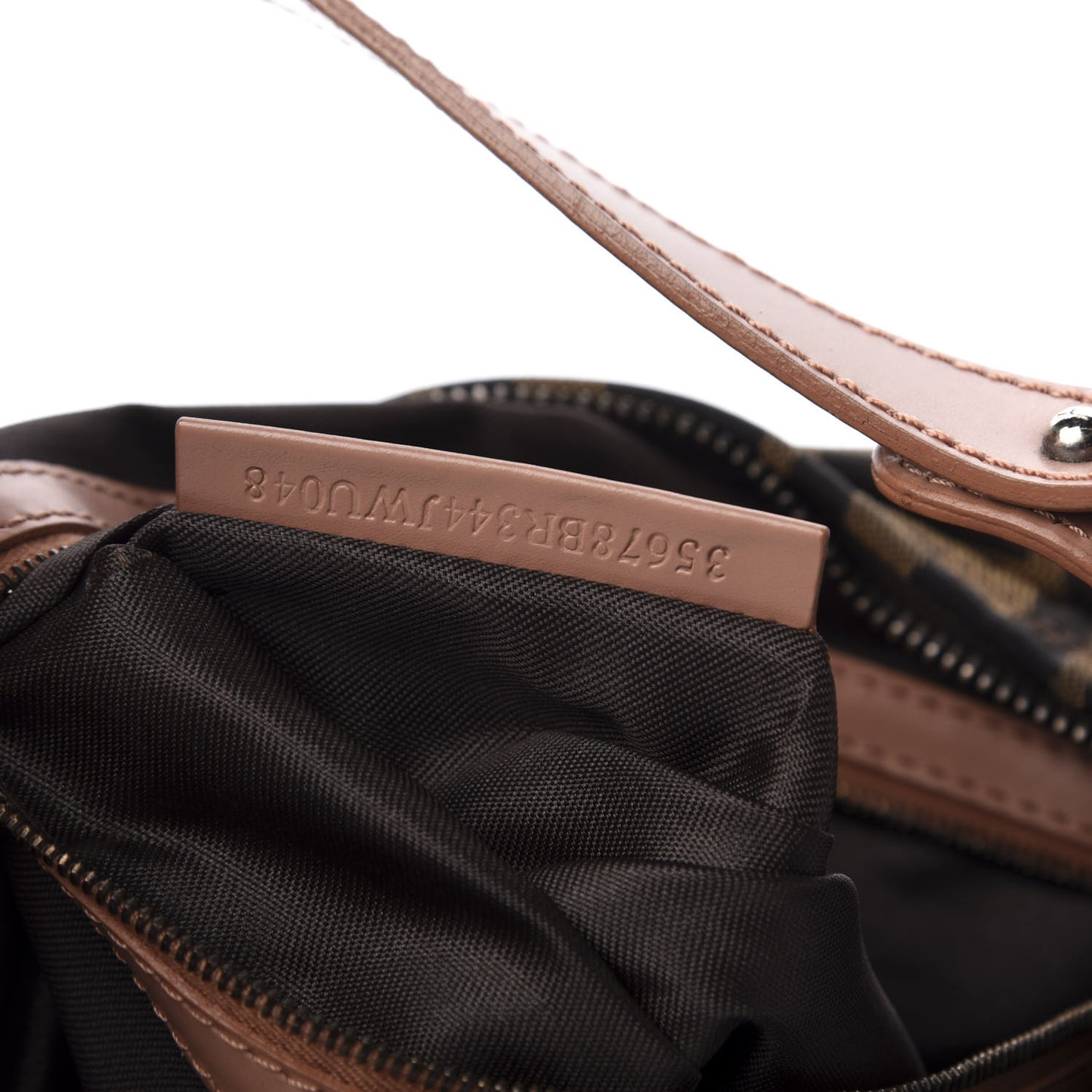 Zucca Cuoio Lucido Hobo Tobacco Bois de Rose