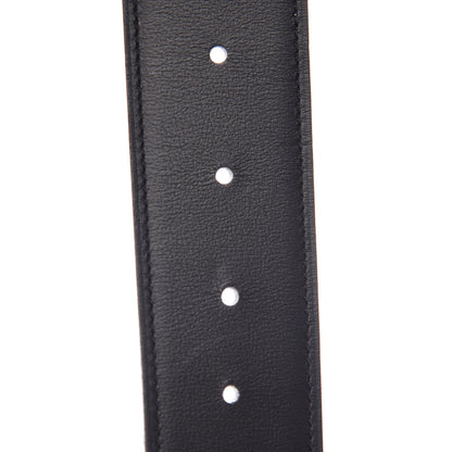 Hermes Togo 42mm Belt Strap 100 Black Gris Perle 5 of 8