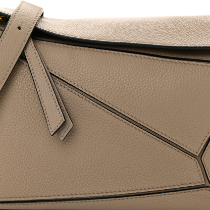 Loewe Grained Calfskin Small Puzzle Bag Sand 7 of 9