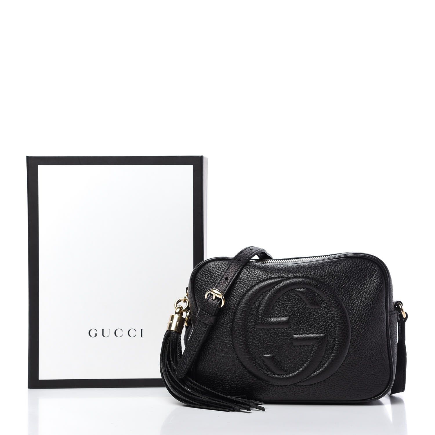 Gucci Pebbled Calfskin Small Soho Disco Bag Black 10 of 10