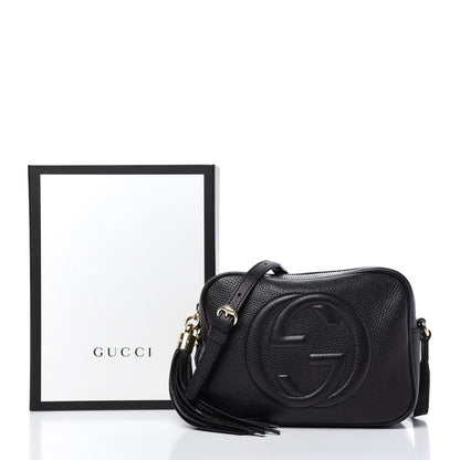 Gucci Pebbled Calfskin Small Soho Disco Bag Black 10 of 10