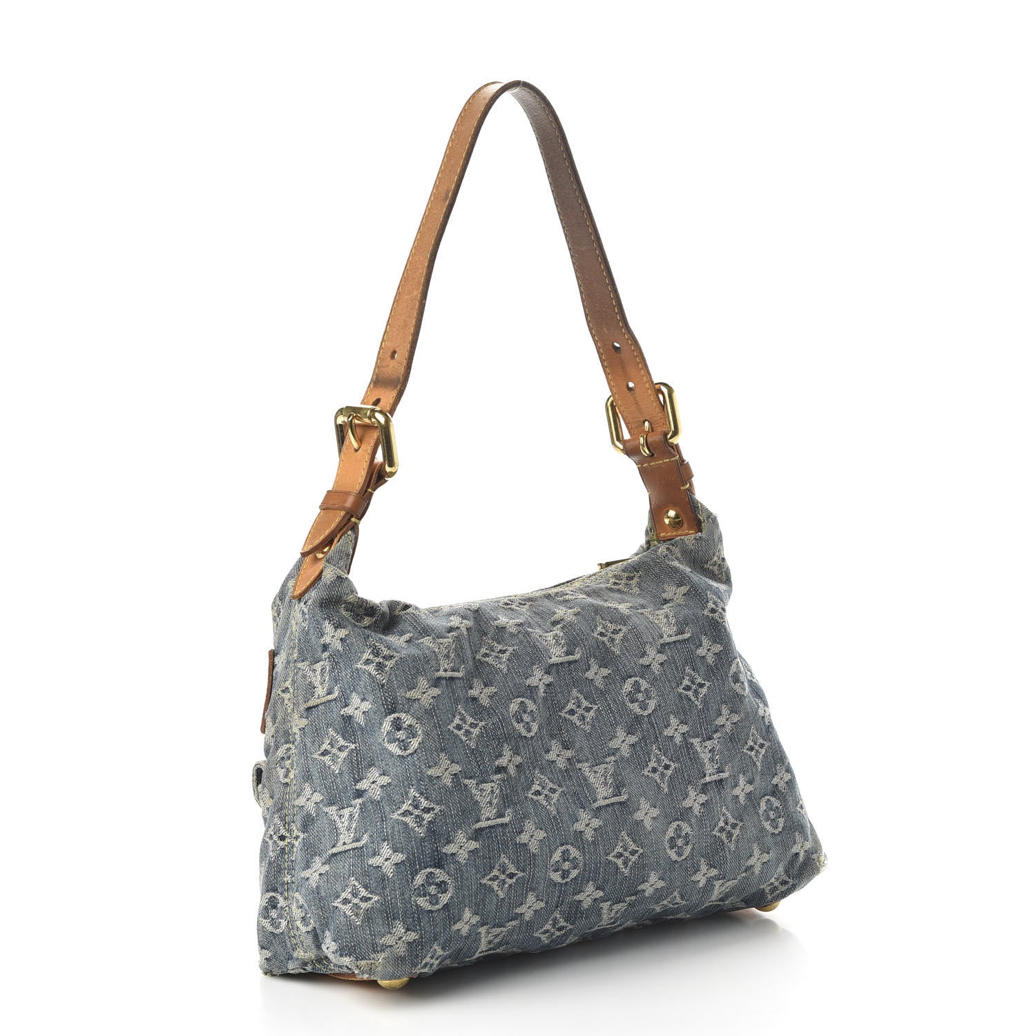 Louis Vuitton Monogram Denim Baggy PM Blue 3 of 11