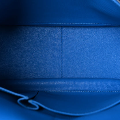 Hermes Taurillon Clemence Jypsiere 34 Bleu Hydra 5 of 10
