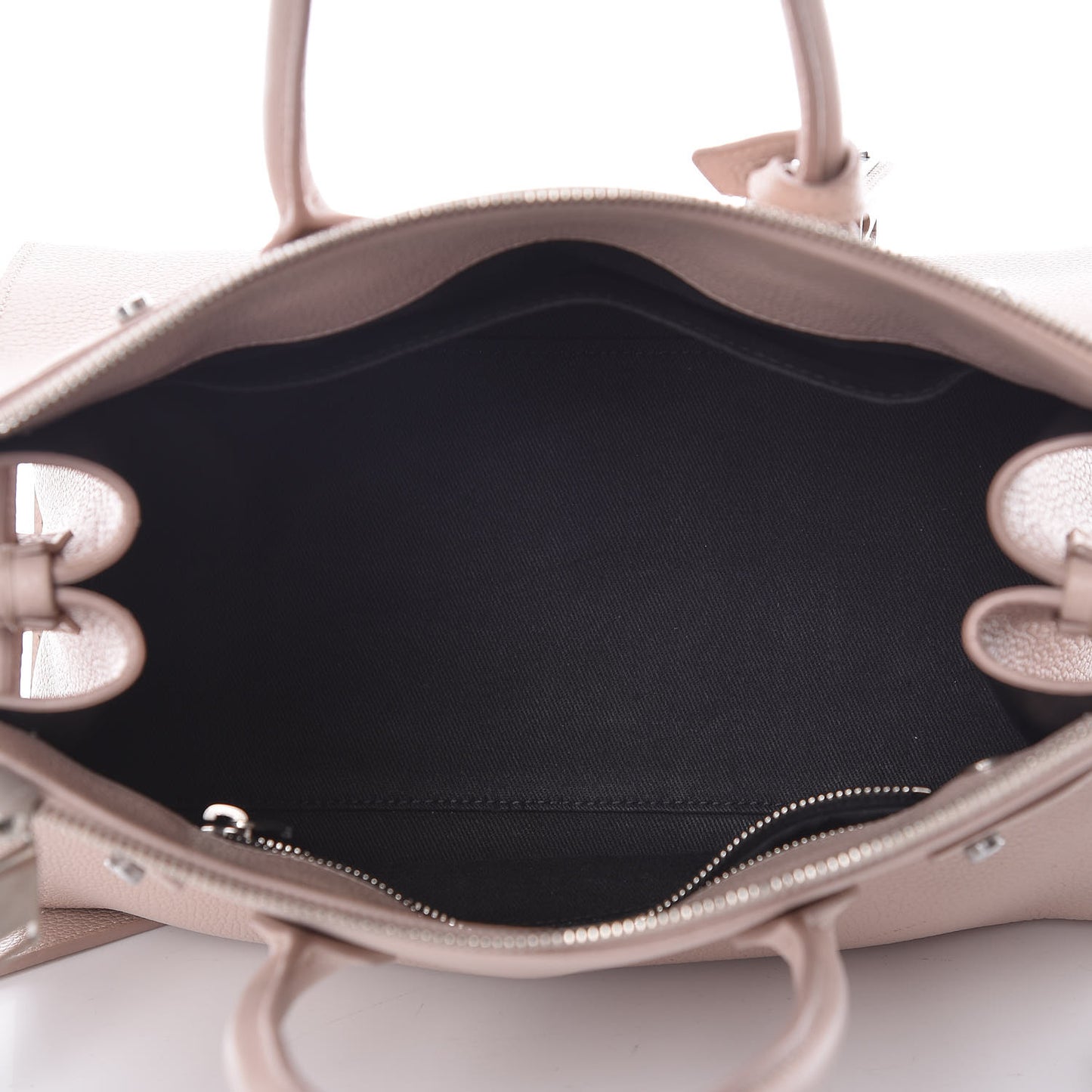 Grained Calfskin Baby Sac De Jour Souple Rose
