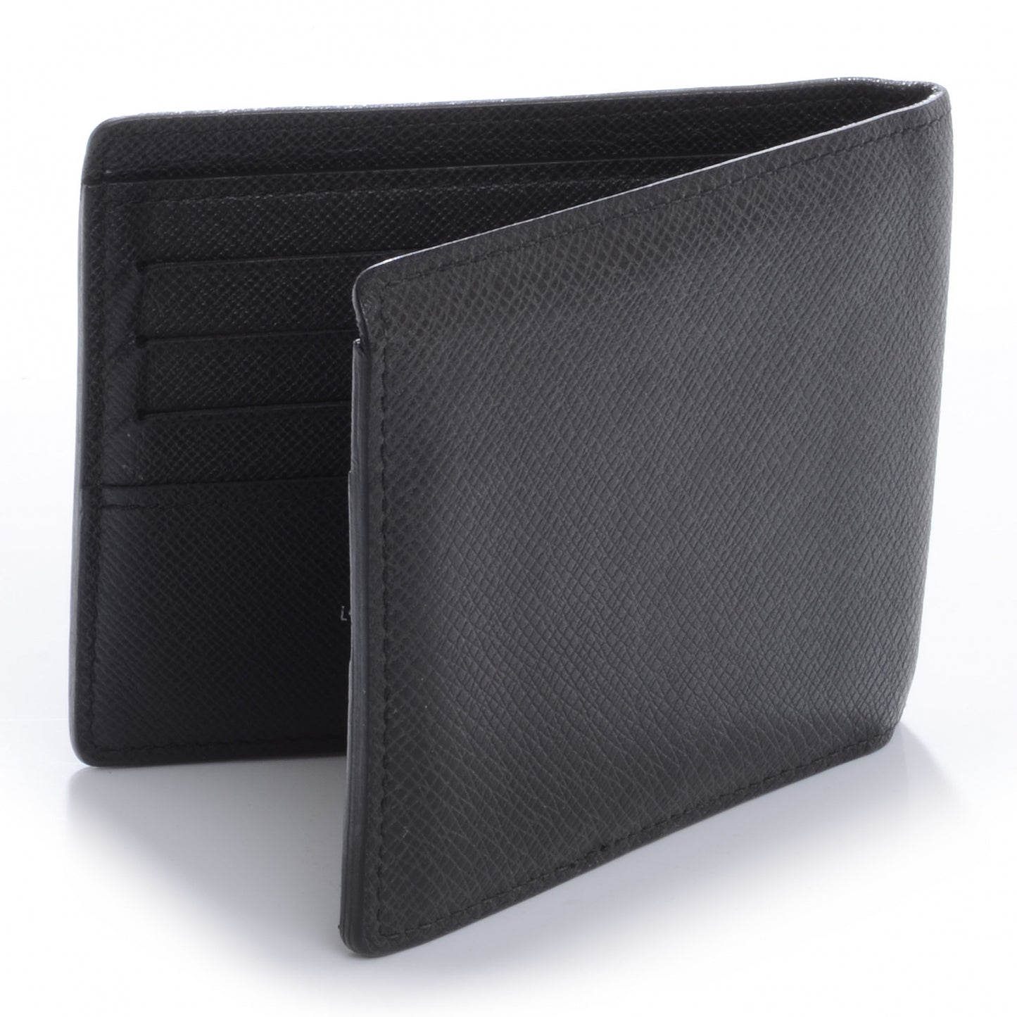 Taiga Mens Billfold Wallet 3 Flap Black