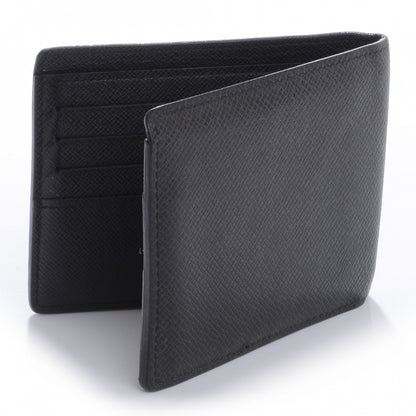 Louis Vuitton Taiga Mens Billfold Wallet 3 Flap Black 3 of 7