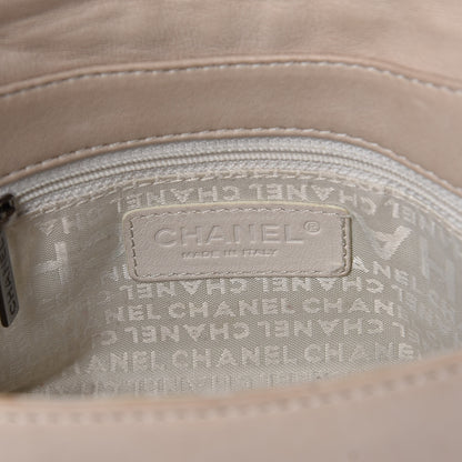 Chanel Lambskin Chain Stitch Clutch Beige 6 of 15