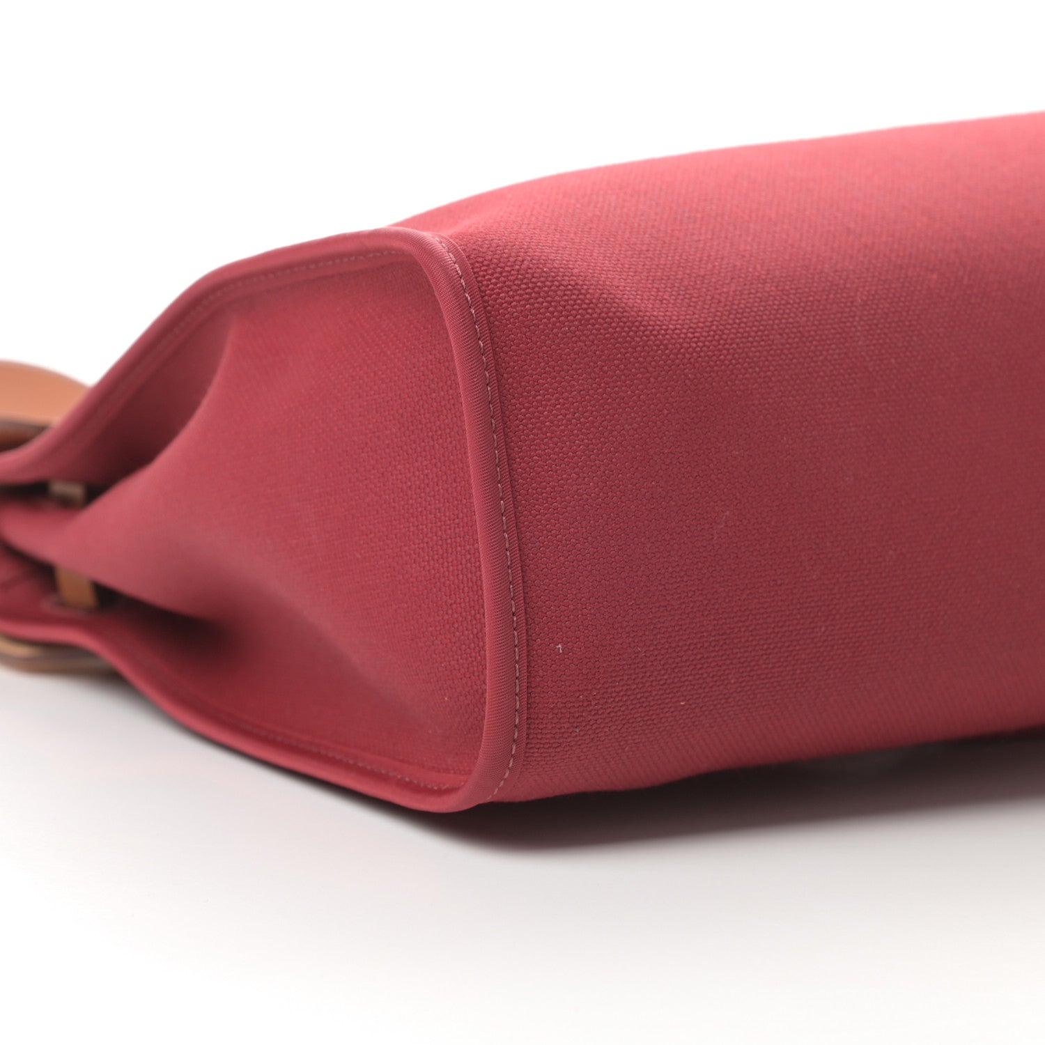 Hermes Vache Hunter Toile Herbag Zip 31 PM Rubis 10 of 14