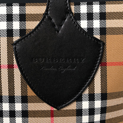 Burberry Vintage Check Medium The Giant Reversible Tote Antique Yellow Bright Red 9 of 21