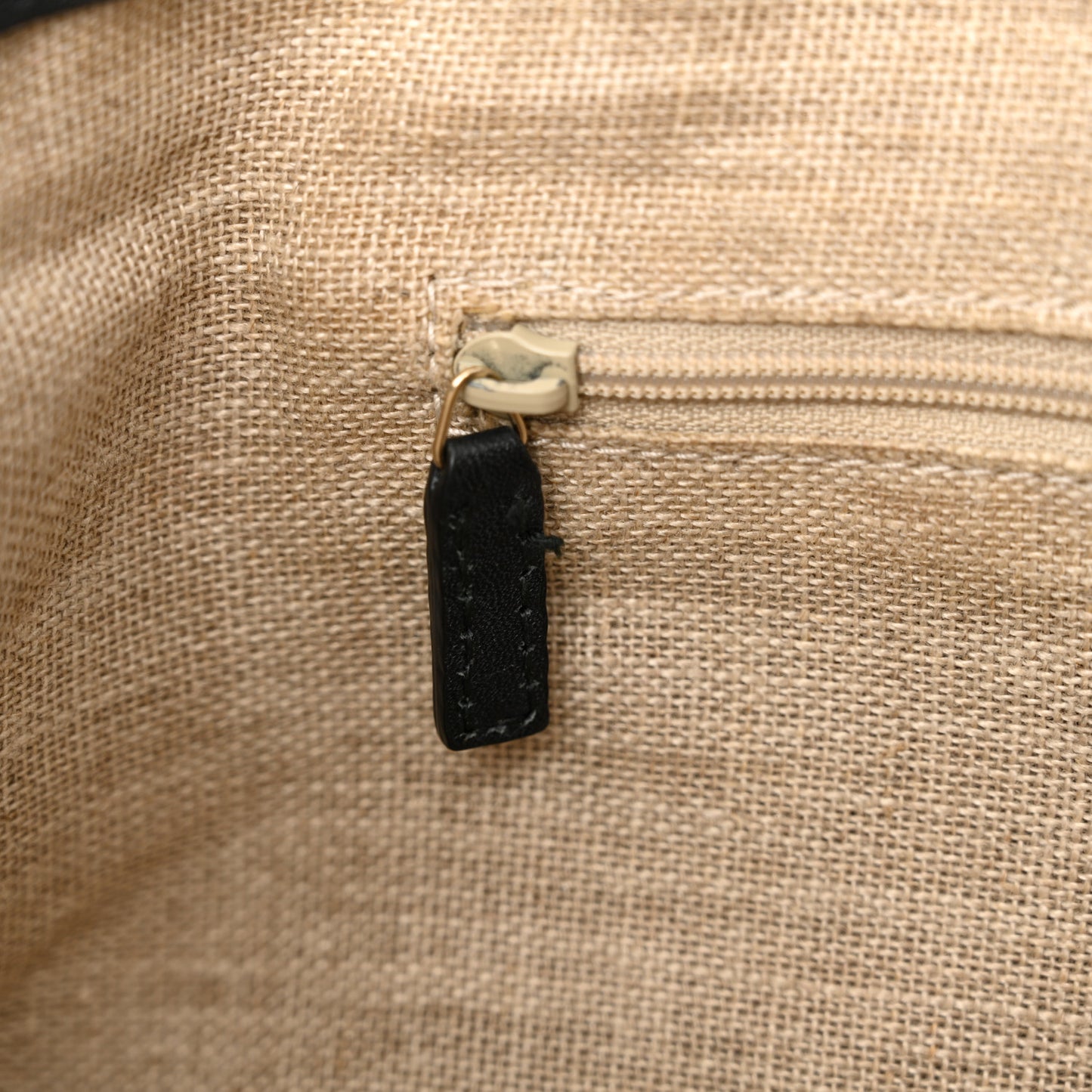 Soft Microguccissima Small Zippered Satchel Black