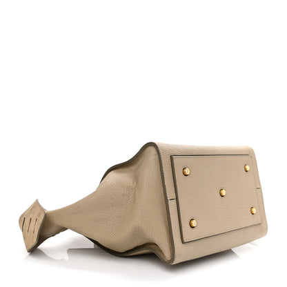 Celine Crisped Calfskin Small Tie Knot Tote Light Taupe 5 of 17
