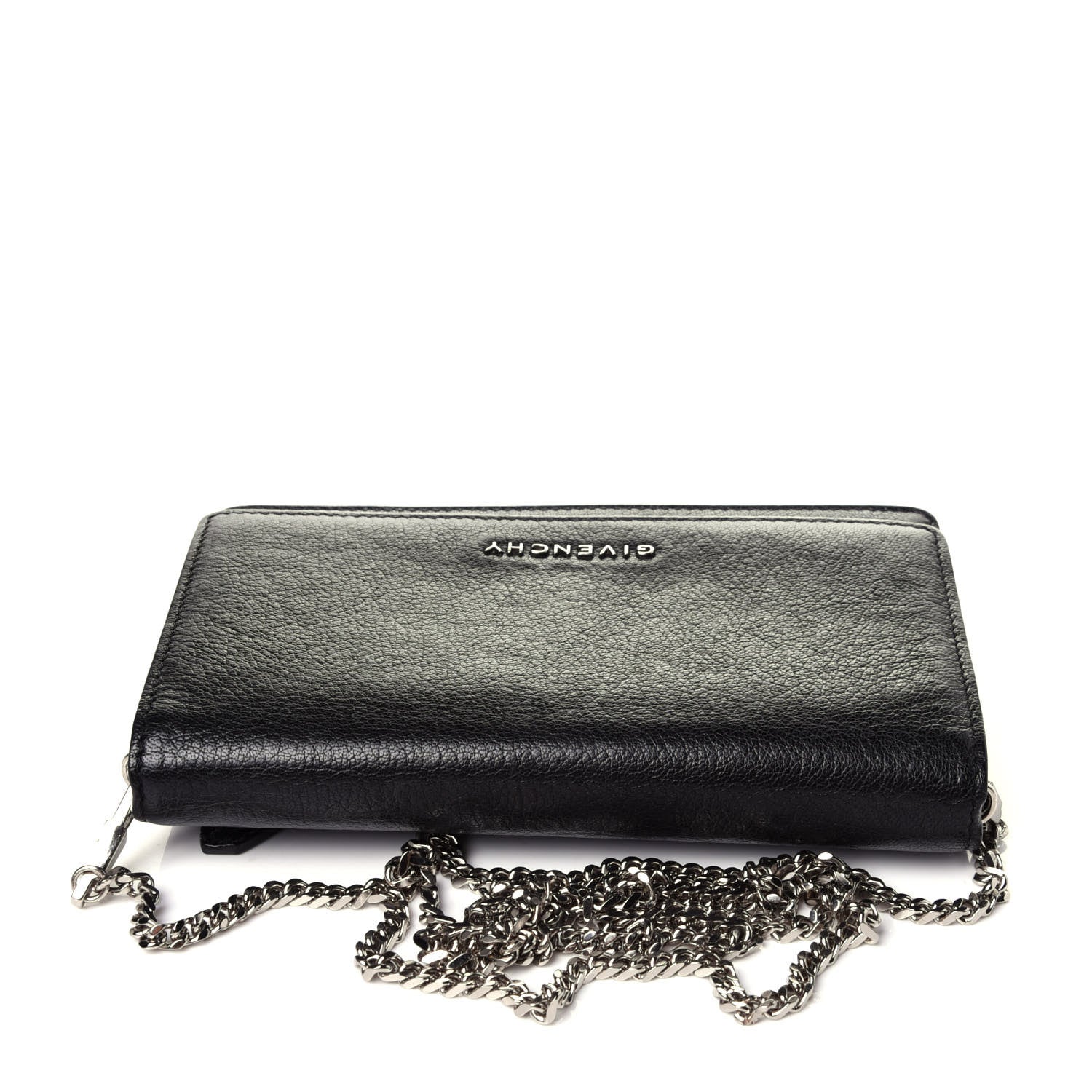 Givenchy Sugar Goatskin Pandora Chain Wallet Black 9 of 11