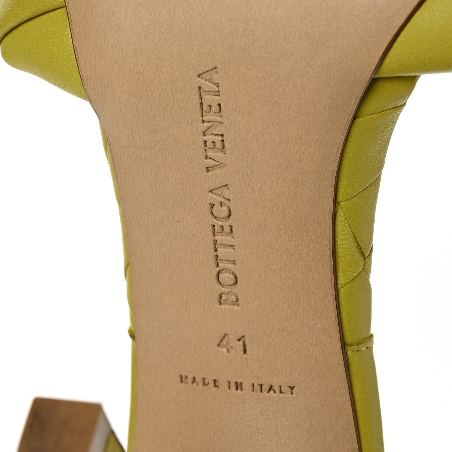 Bottega Veneta Nappa Maxi Intrecciato Lido 90mm Mule Sandals 41 Acid 7 of 9