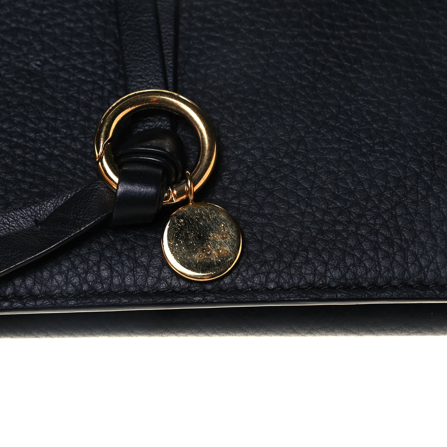 Chloe Smooth Calfskin Alphabet Long Wallet Black 9 of 12