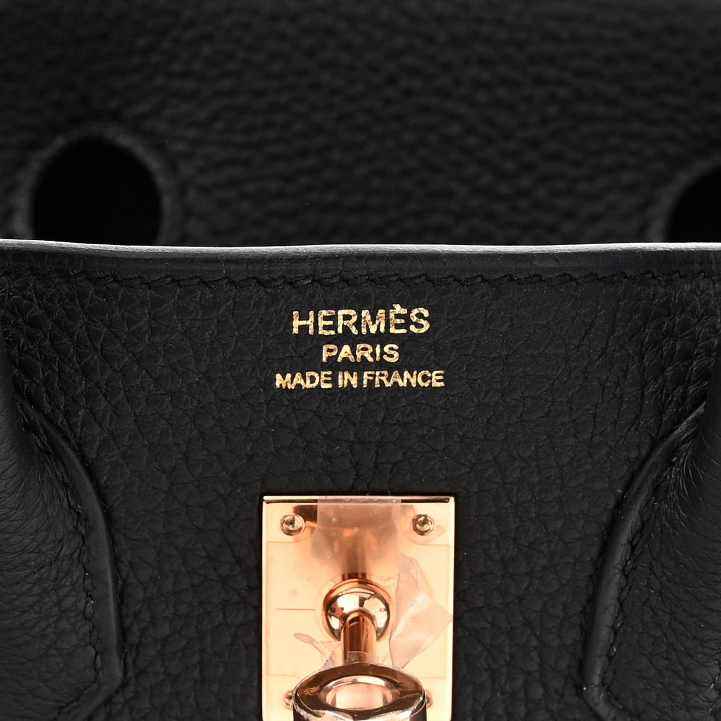 Togo Birkin 25 Black