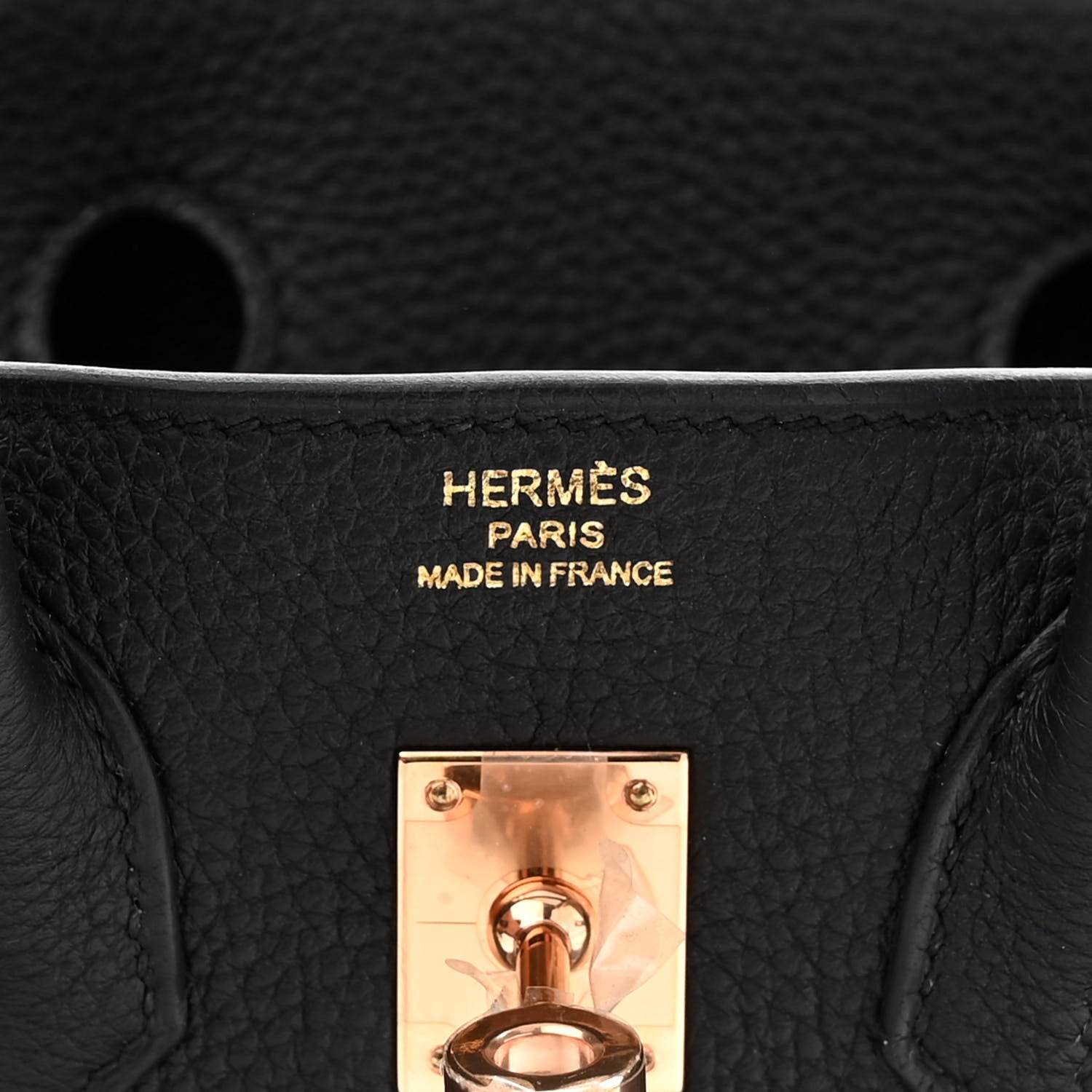 Hermes Togo Birkin 25 Black 6 of 11
