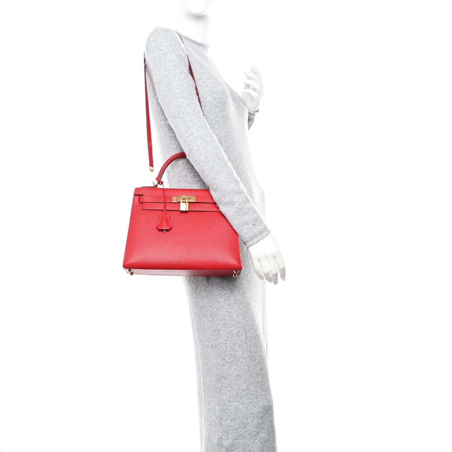 Epsom Kelly Sellier 28 Rouge Casaque