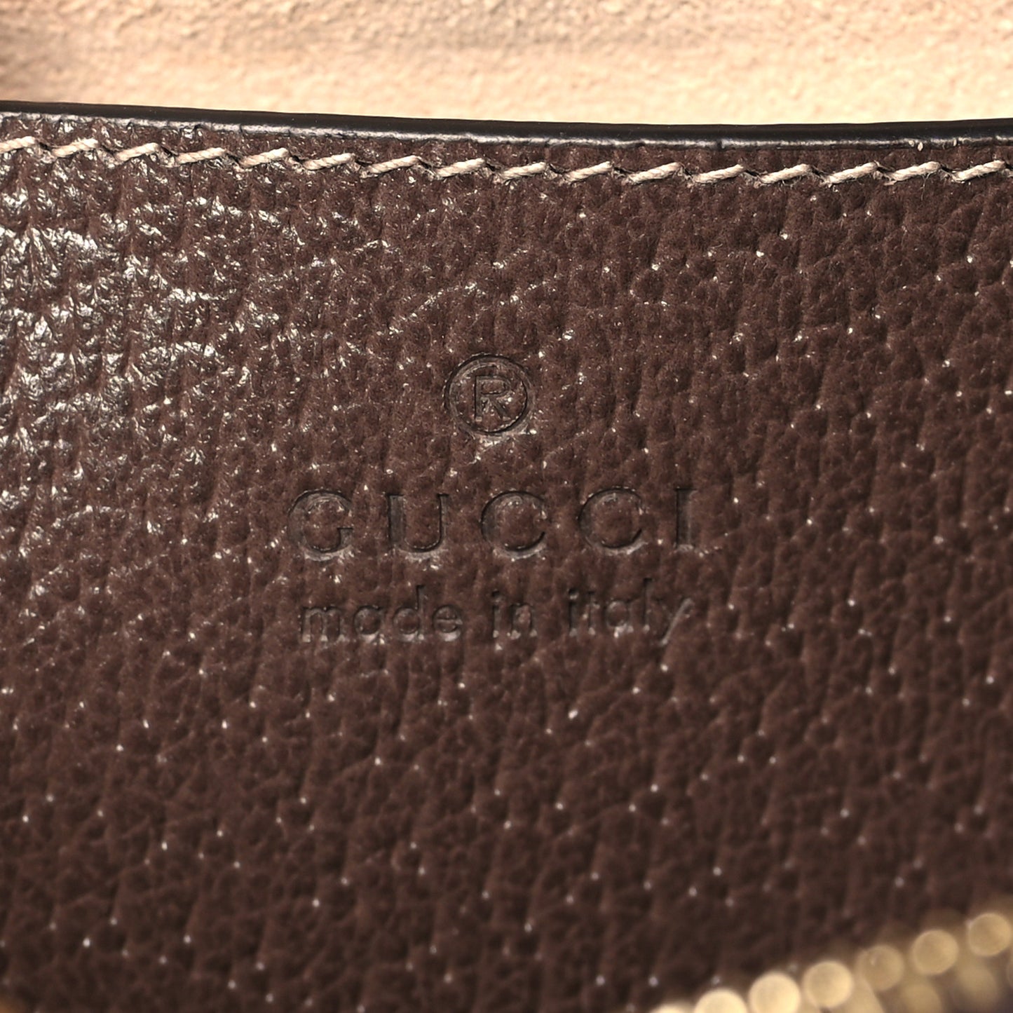 GG Supreme Monogram Web Mini Ophidia Shoulder Bag Brown