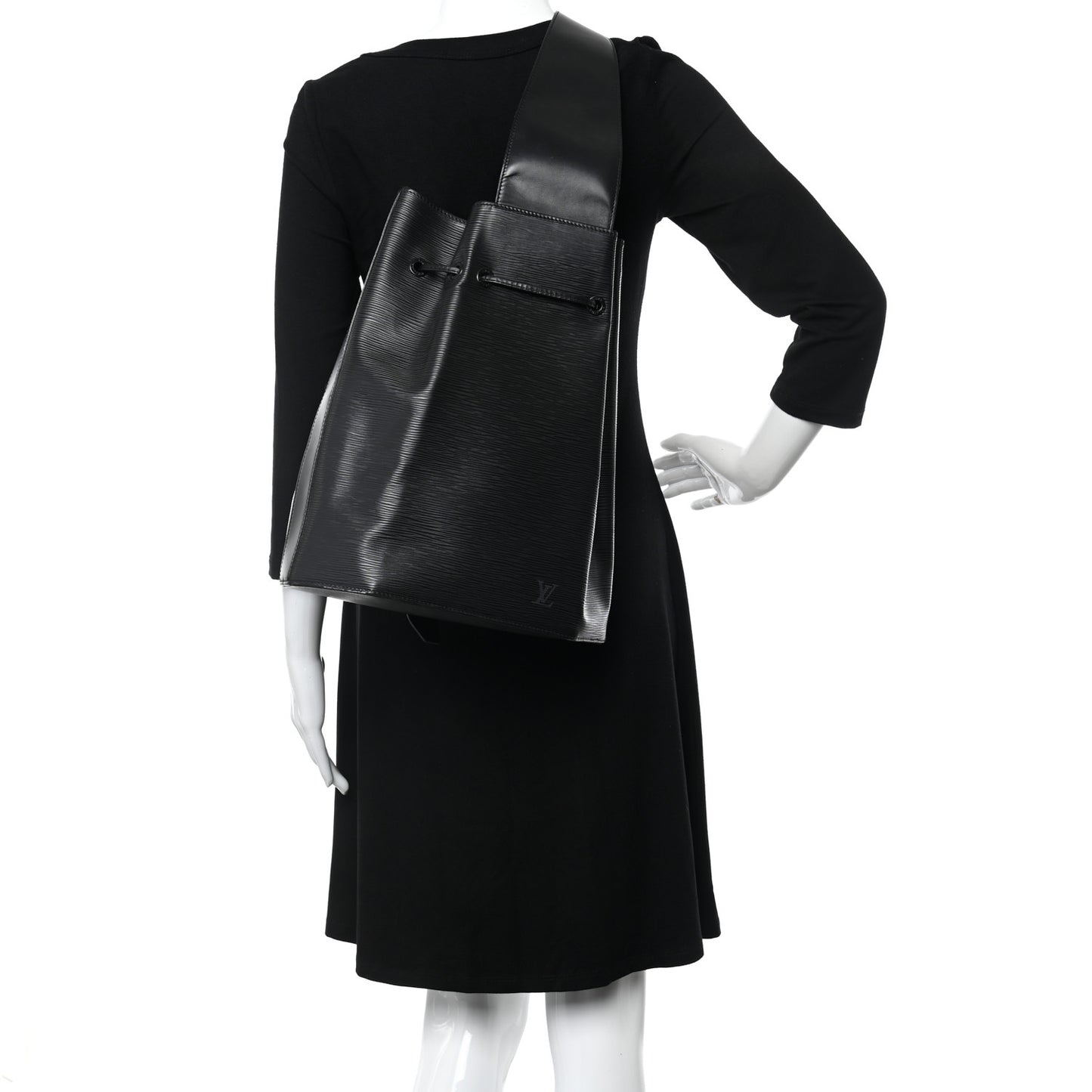 Epi Sac a Dos Drawstring Bag Black