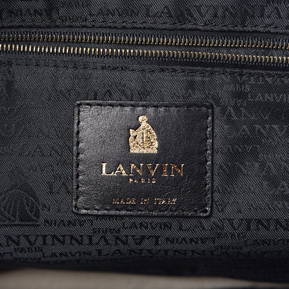 Lanvin Lambskin Quilted Amalia Cabas Tote Cherry 6 of 10
