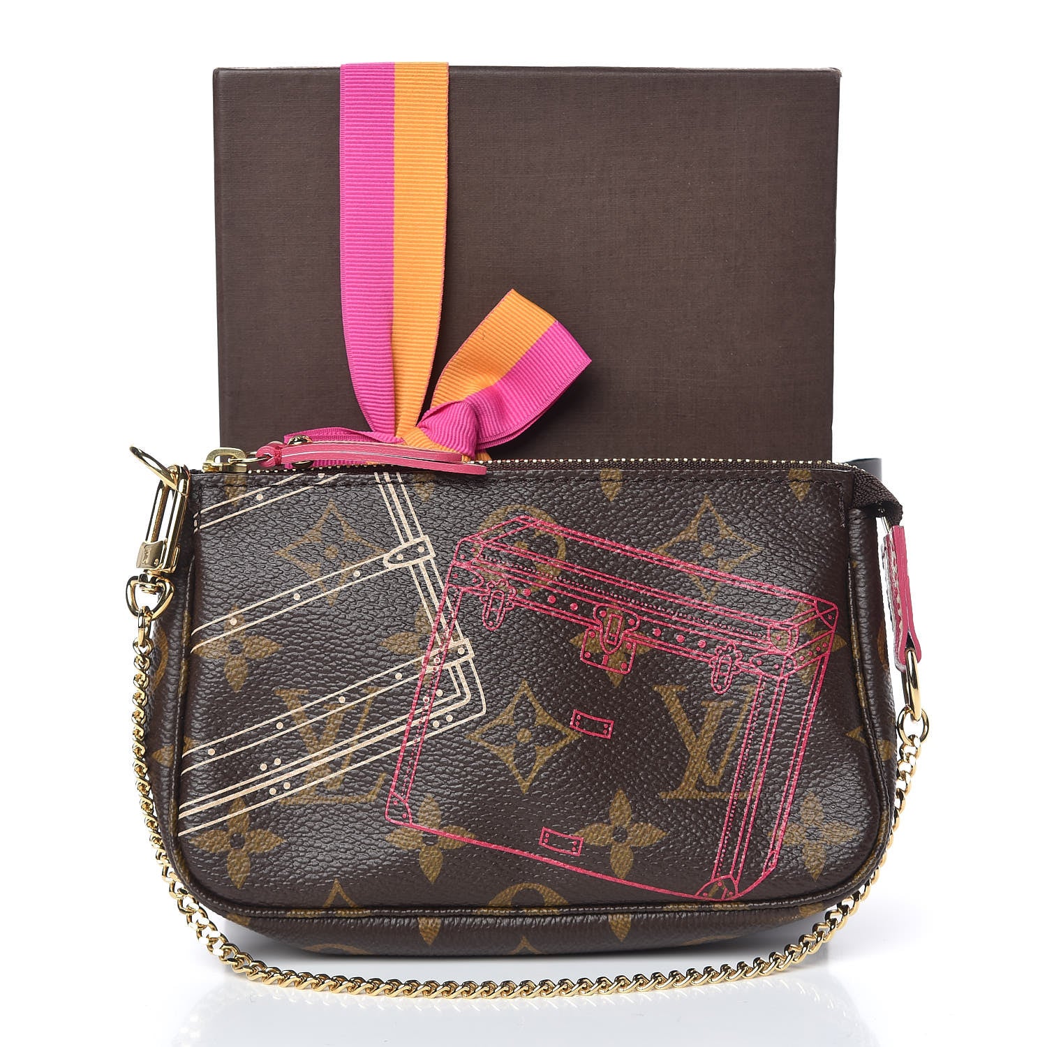 Louis Vuitton Monogram 2014 Christmas Animation Mini Pochette Accessories 8 of 8