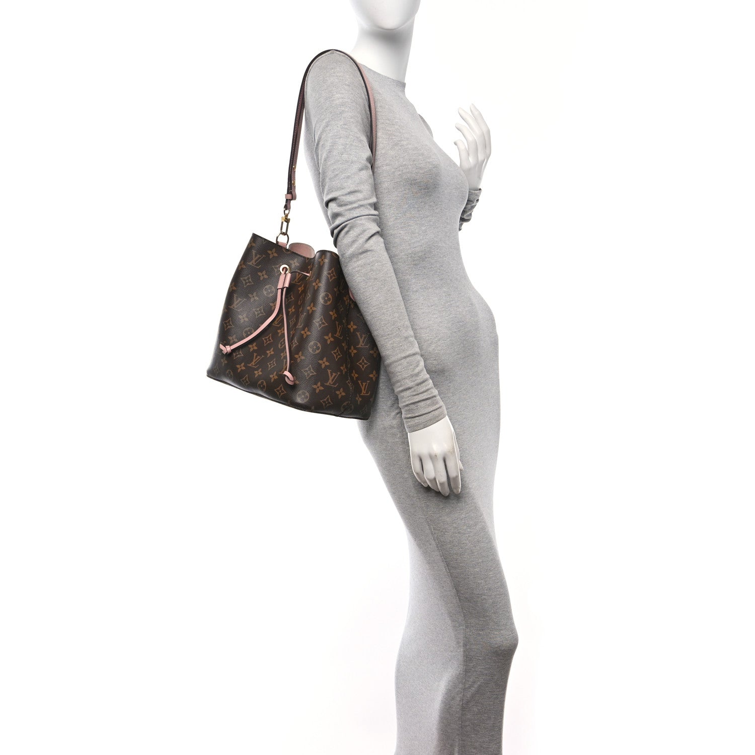 Louis Vuitton Monogram Neonoe MM Rose Poudre 2 of 10
