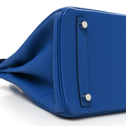 Hermes Togo BIRKIN 30 Bleu France 9 of 10
