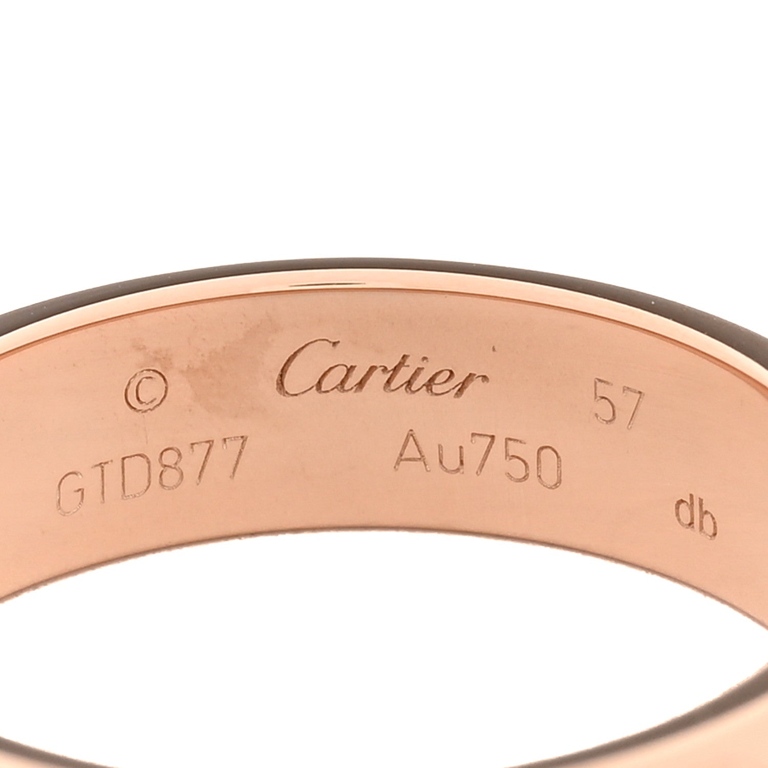 Cartier 18K Pink Gold 5.5mm LOVE Ring 57 8 4 of 4