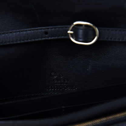 Gucci Microguccissima Crossbody Wallet Black 10 of 11