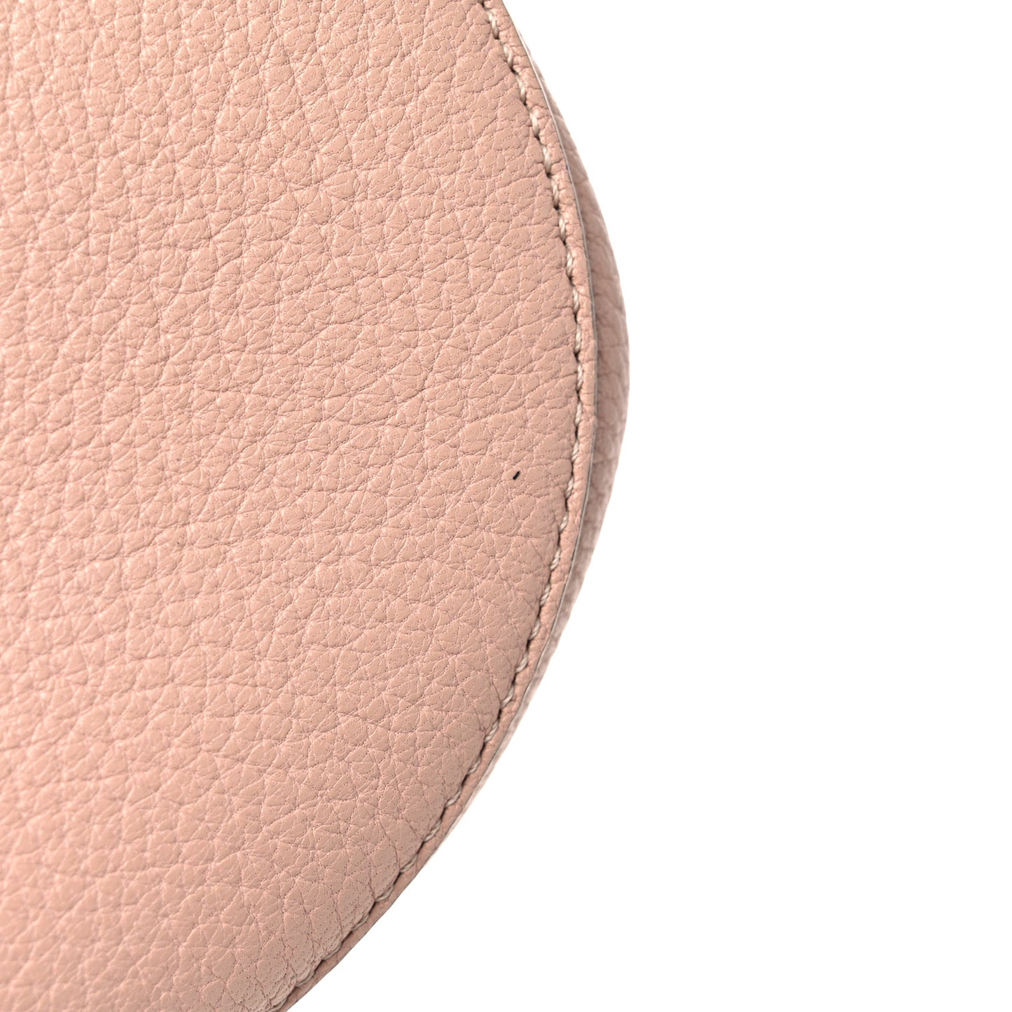 Grained Lambskin Drew Shoulder Bag Cement Pink