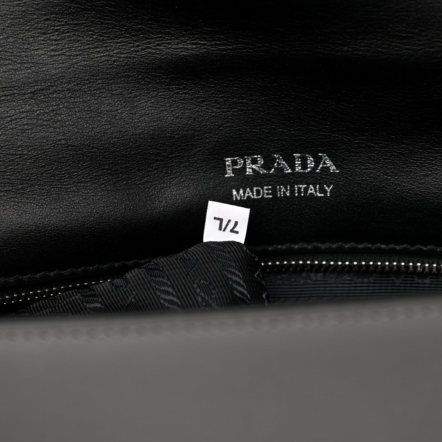 Prada City Calf Plex Ribbon Bag Cammeo Bianco Marmo 7 of 9