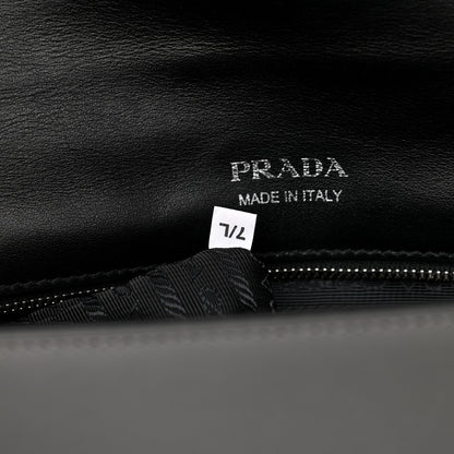 Prada City Calf Plex Ribbon Bag Cammeo Bianco Marmo 7 of 9