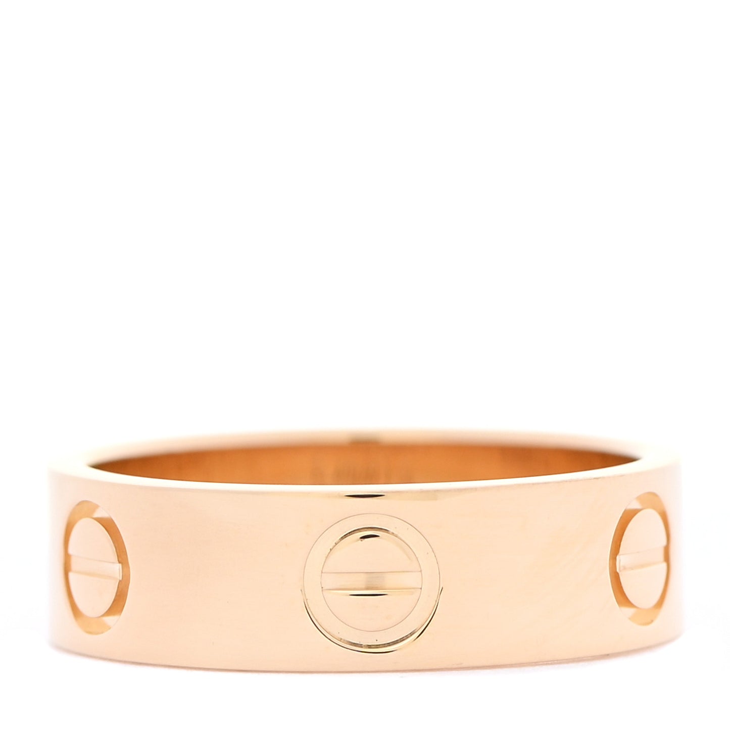 18K Yellow Gold 5.5mm LOVE Ring 52 6