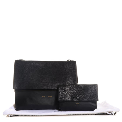 Celine Shrunken Lambskin All Soft Shoulder Bag Black 9 of 9