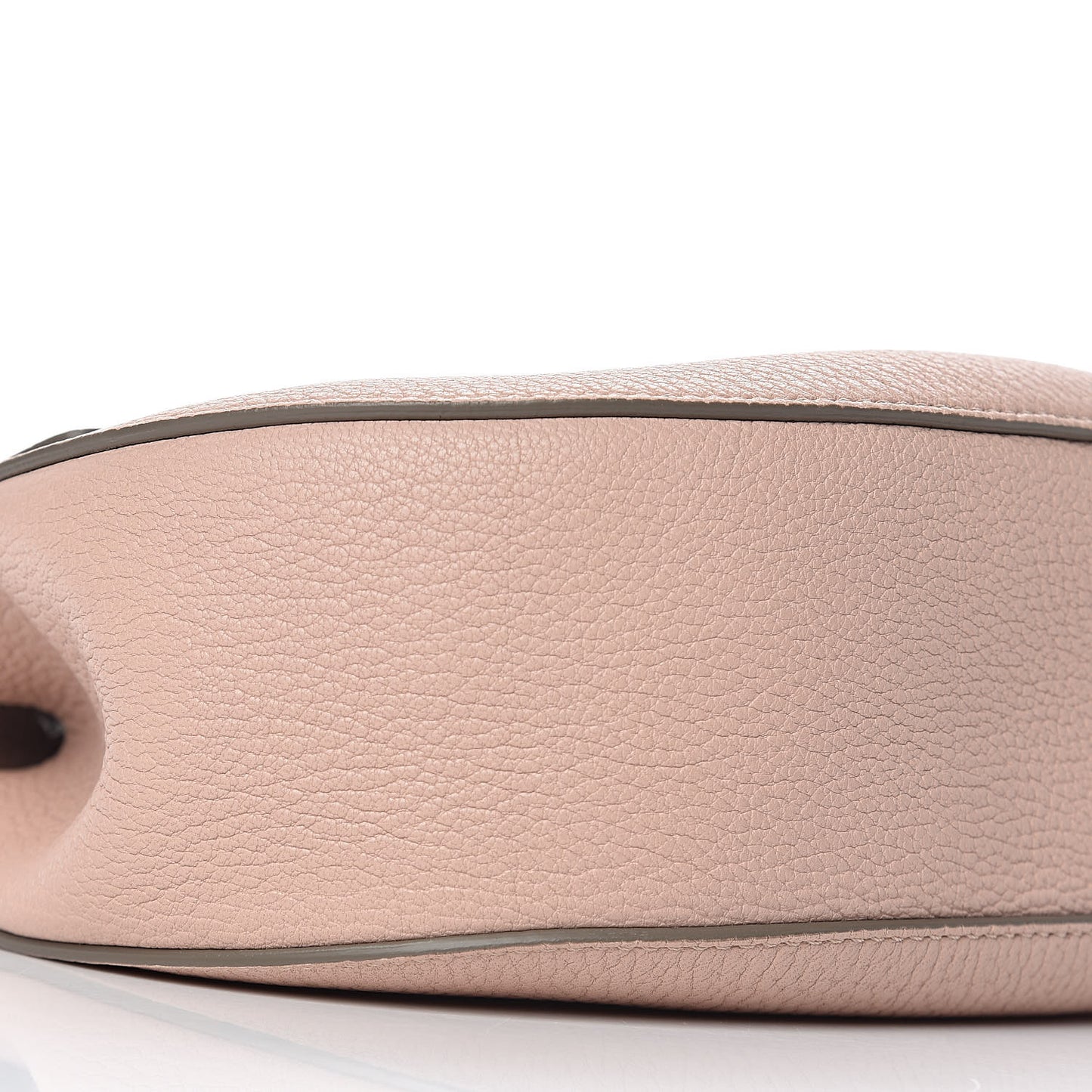 Grained Lambskin Drew Shoulder Bag Cement Pink