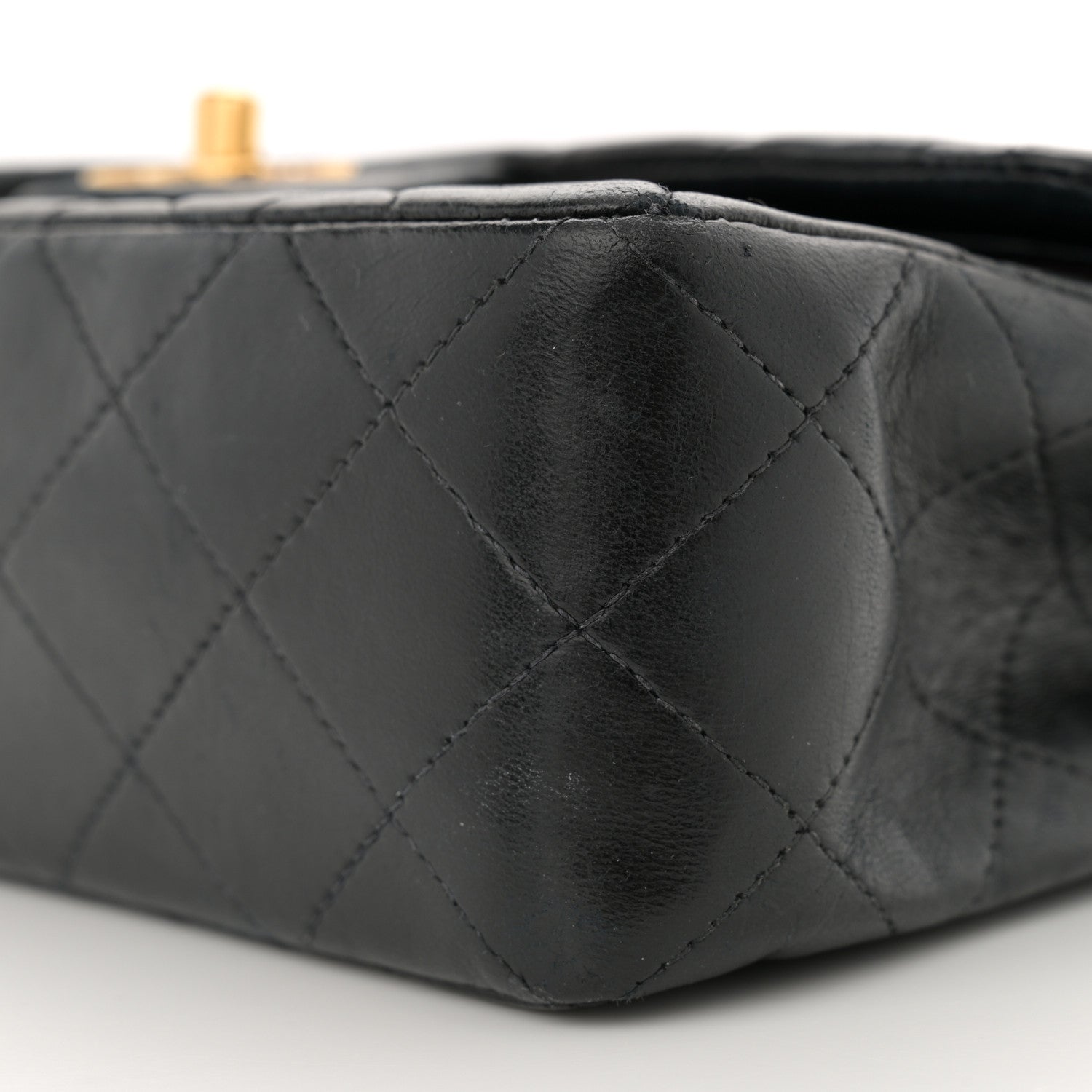 Chanel Lambskin Quilted Small Double Flap Black 10 of 14