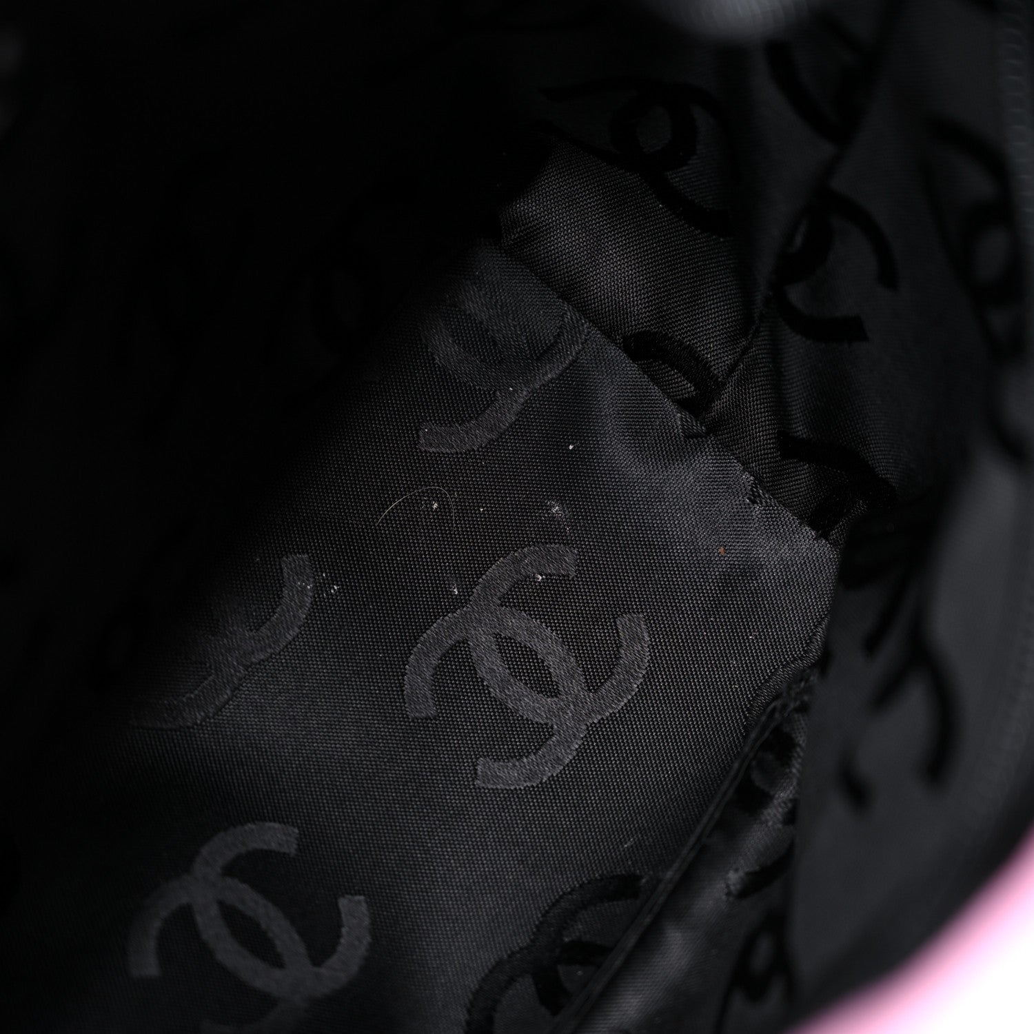 Chanel Calfskin Quilted Medium Cambon Tote Pink Black 12 of 14