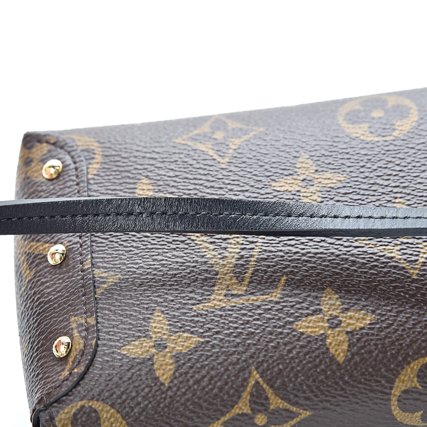 Louis Vuitton Monogram Triangle Chain Wallet Black 10 of 11