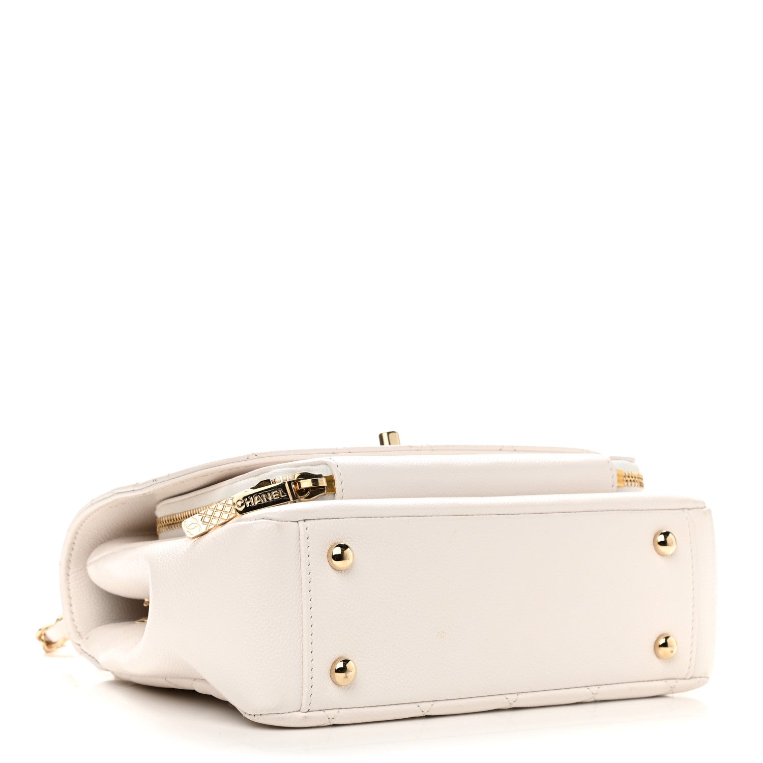 Chanel Caviar Quilted Medium Business Affinity Flap White 4 of 12