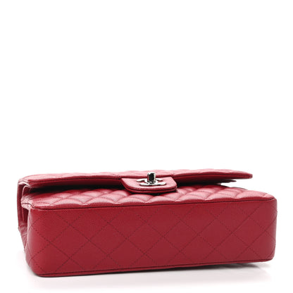 Chanel Caviar Quilted Medium Double Flap Red 7 of 9