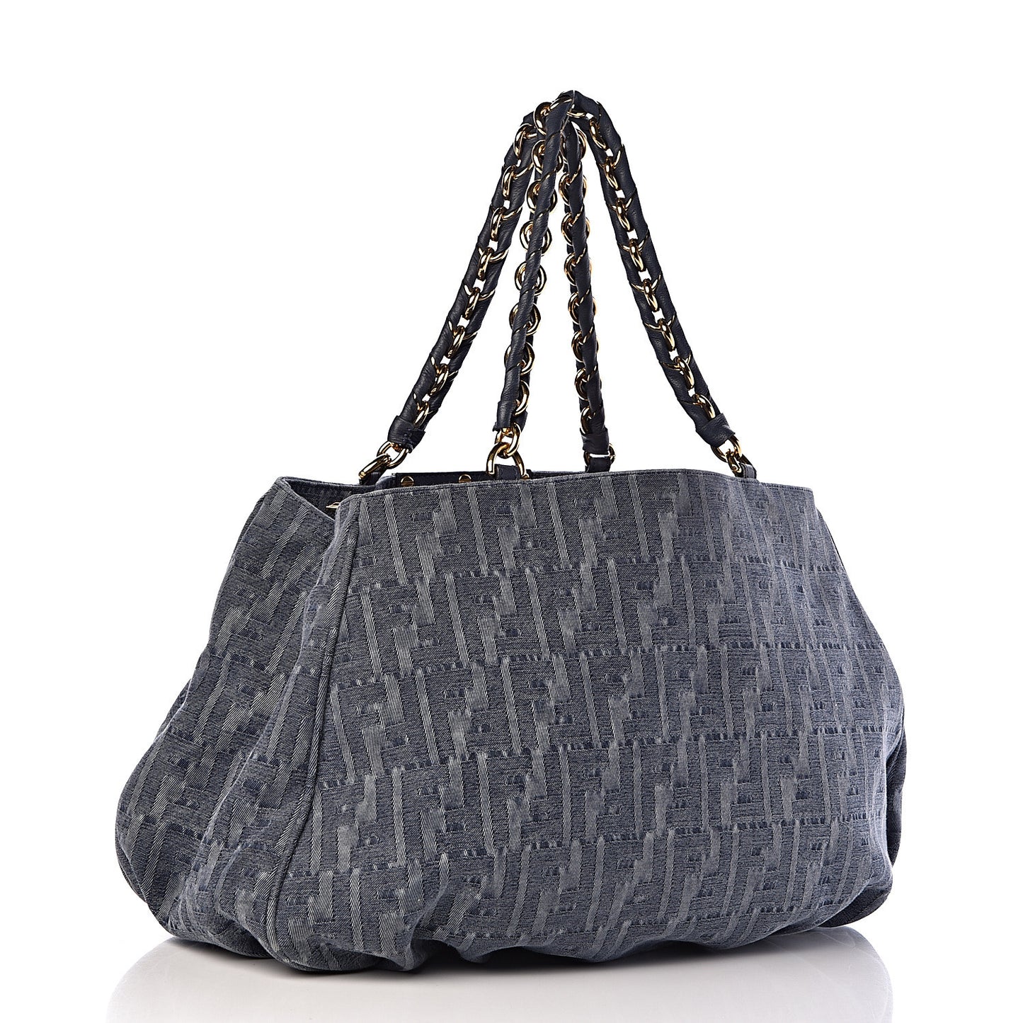 Denim Zucca Mia Tote Blue