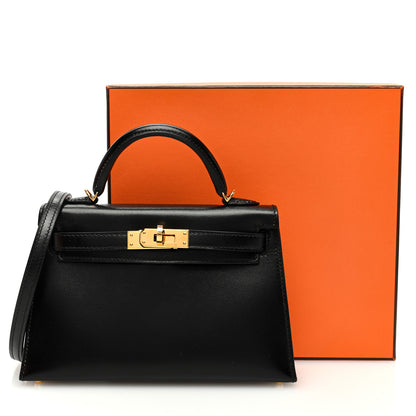 Hermes Box Mini Kelly Sellier 20 Black 11 of 11