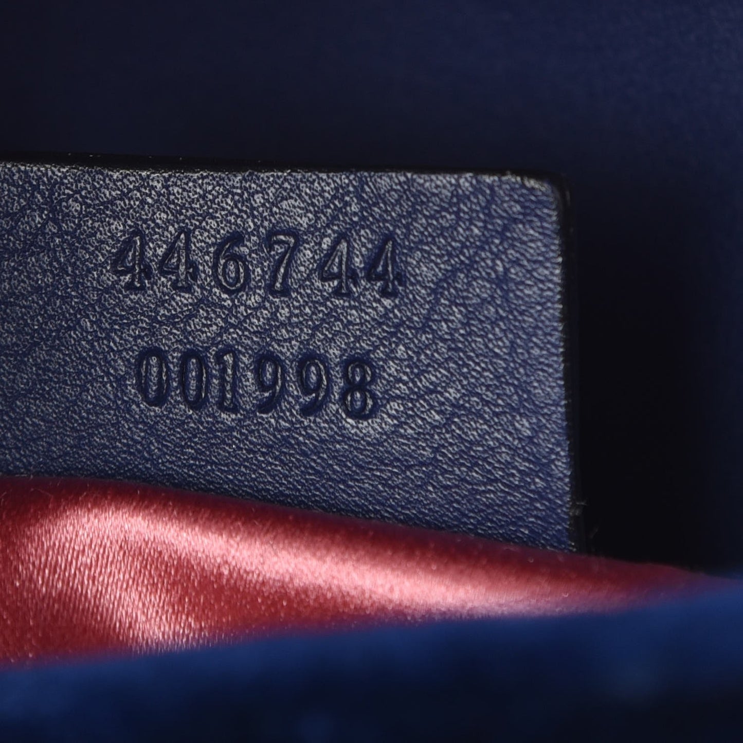 Velvet Matelasse Mini GG Marmont Shoulder Bag Cobalt Blue